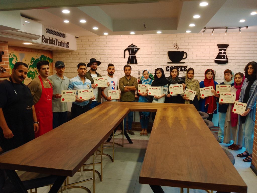 دوره آموزشی باریستا و کافی شاپ