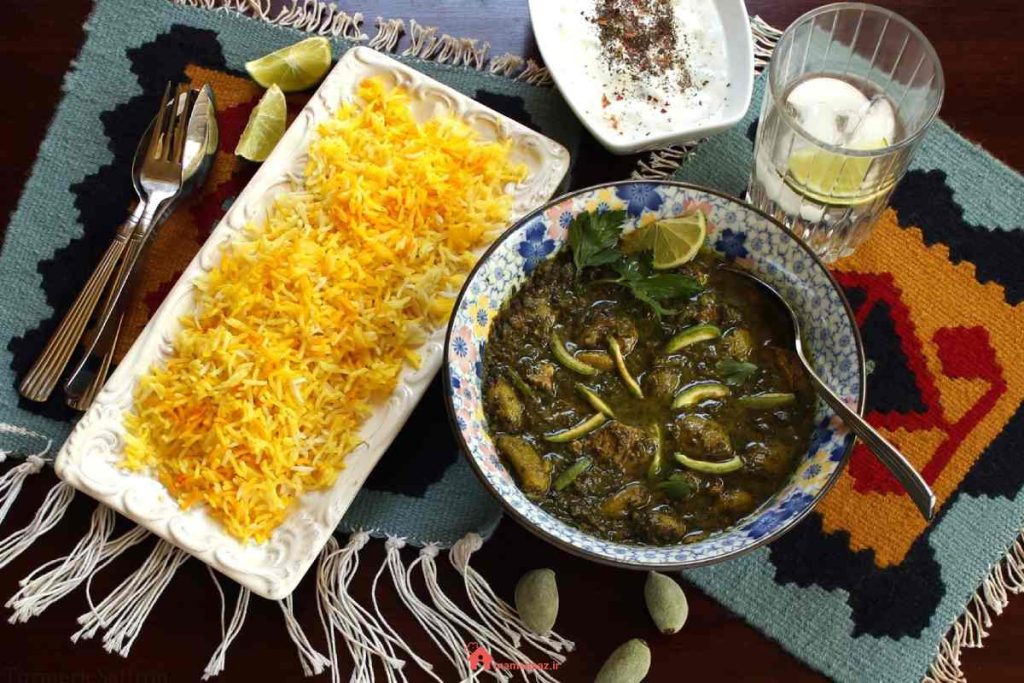 انواع غذا با چغاله بادام