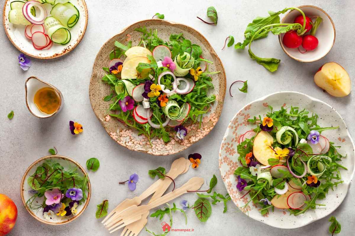 ۱۰ مدل غذای بهاری و بهترین رژیم غذایی فصل بهار