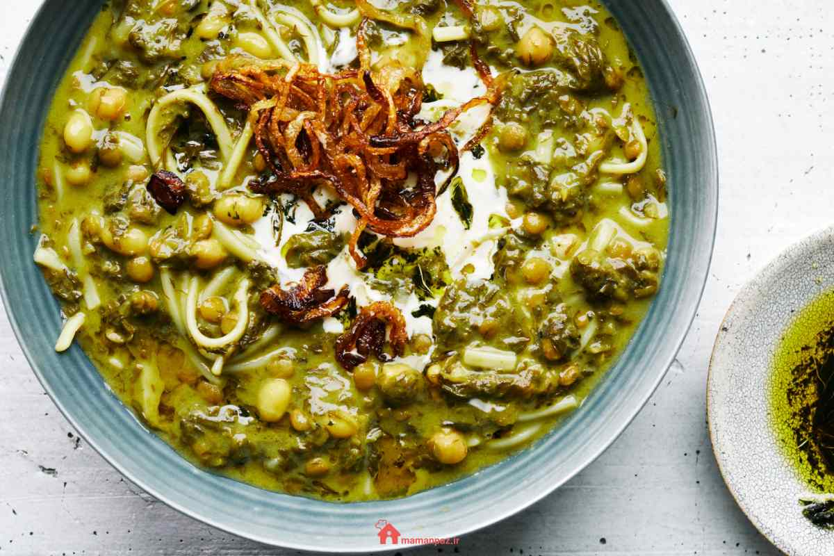 طرز تهیه آش رشته مجلسی + مواد لازم برای 10 نفر تا 50 نفر