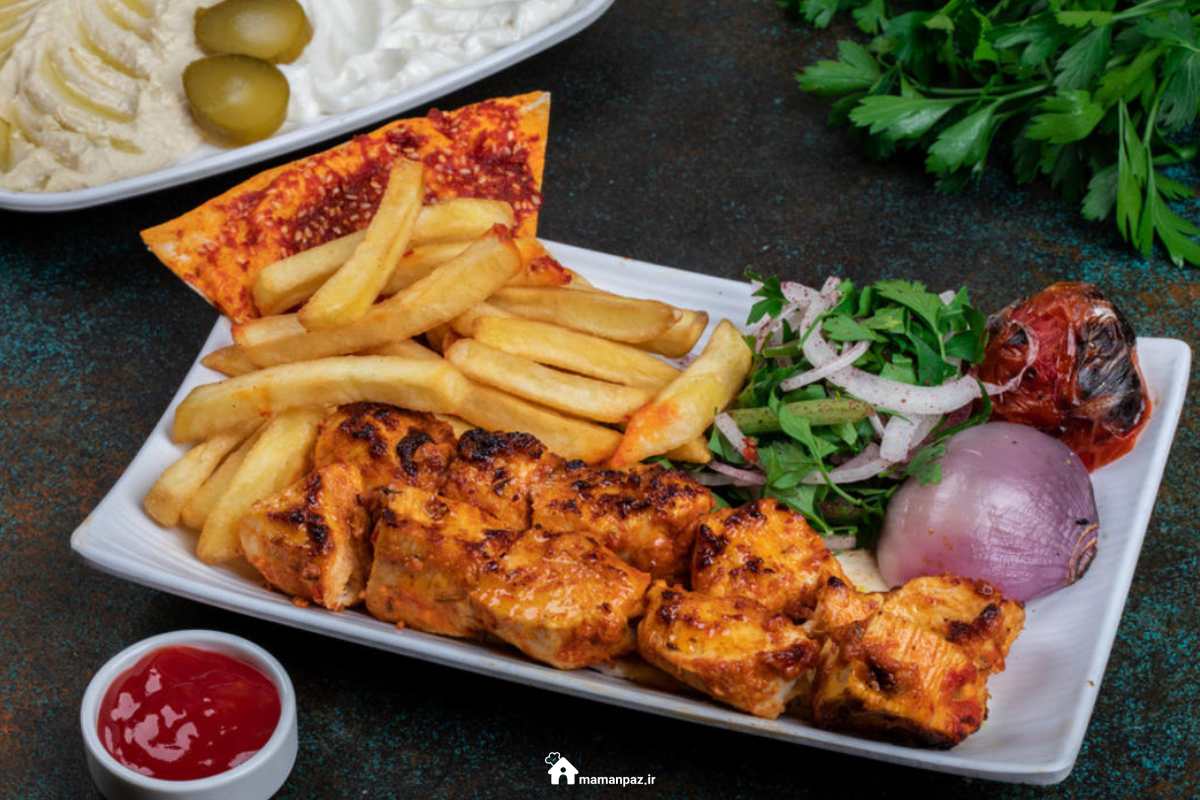 طرز تهیه جوجه کباب عربی با 4 روش مختلف