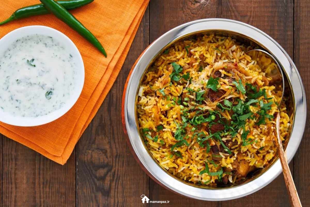 طرز تهیه بریانی جنوبی، پاکستانی، هندی، افغانی و عربی