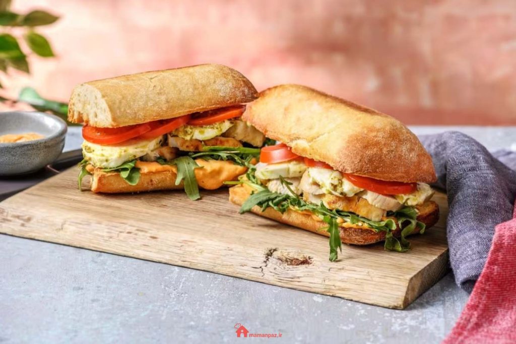 طرز تهیه چاباتا مرغ با 2 روش حرفه ای