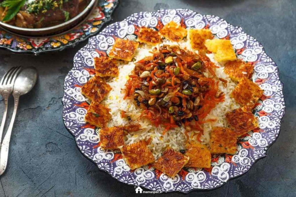 طرز تهیه7 مدل شیرین پلو برای 2 تا 6 نفر