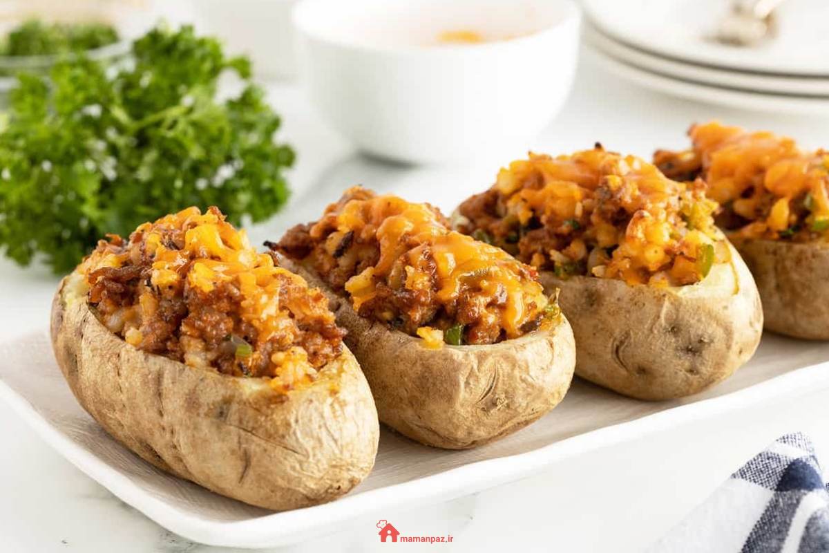 دلمه سیب‌زمینی شکم‌پر