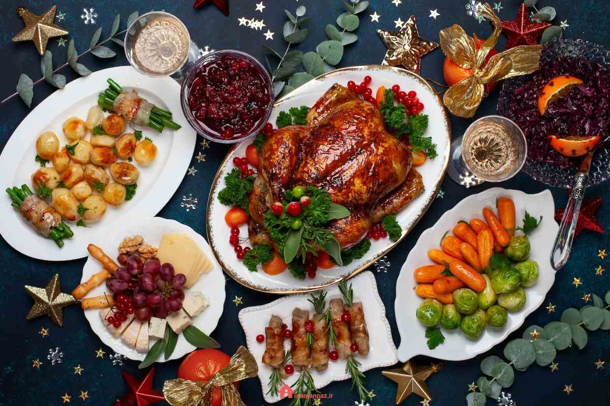 غذای کریسمس