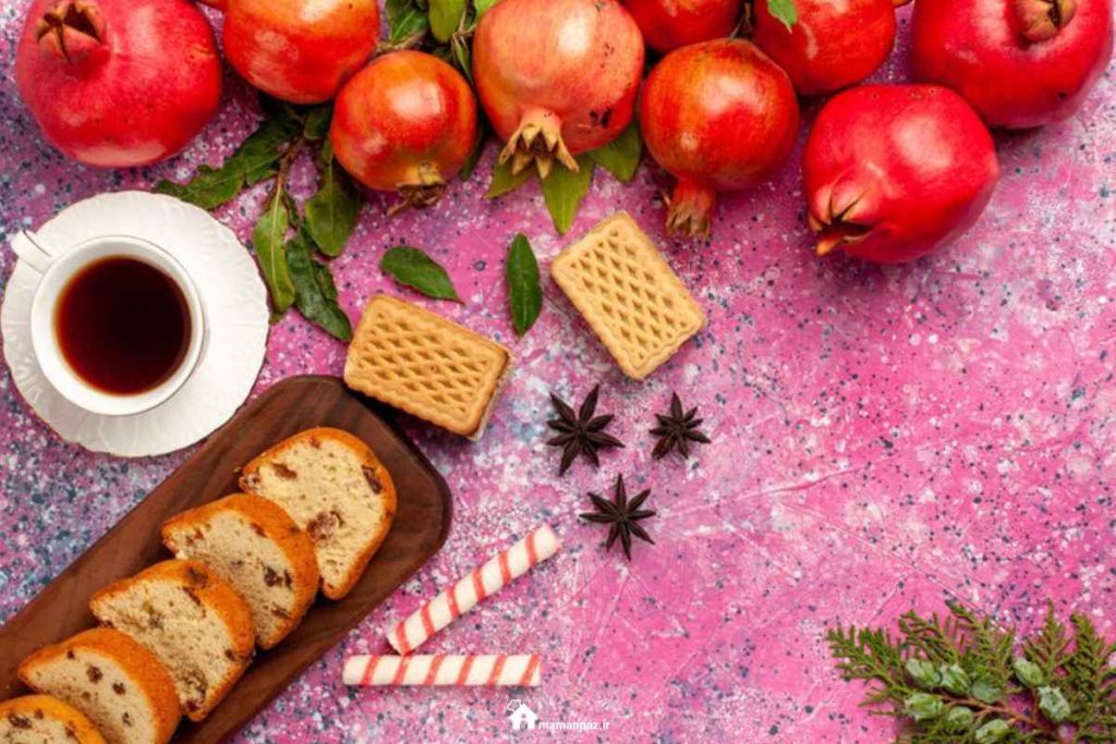 دسر و شیرینی برای یلدا